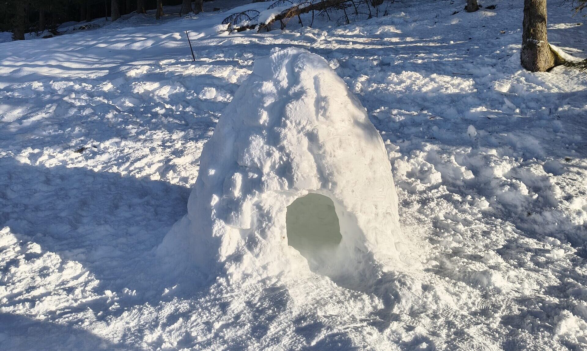 Randonnée en raquette aux 7Laux, en Belledonne